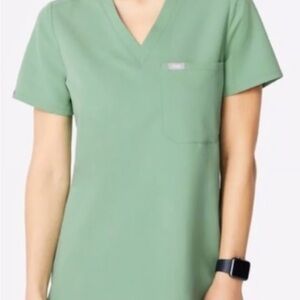 Figs Jade One Pocket Scrub Top - XXSP